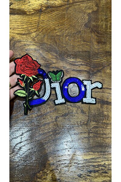 Gönülden Tasarım Rose Sharpet Stitching Applique with Iron 19X12 cm