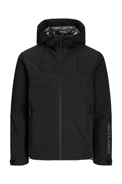 Jack & Jones Ανδρικό Παλτό Μαύρο 12260486 Jcoaiden Transitional
