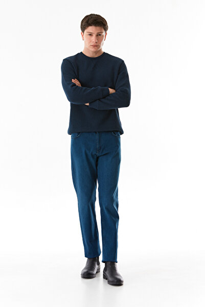 Fulla Moda Fermuarlı Straight Jean Pantolon