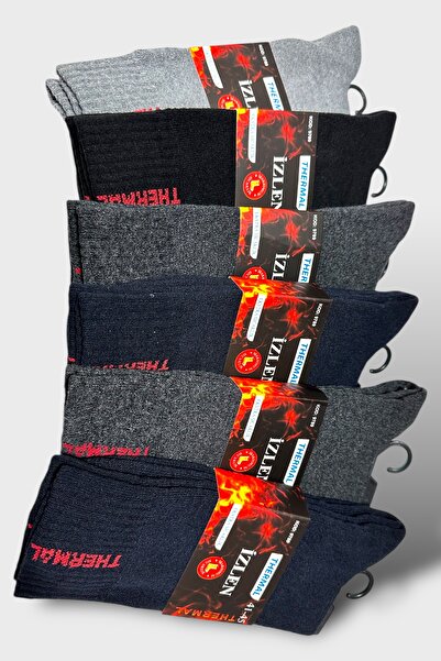 Tutku 6'lı Erkek Siyah Termal Çorap