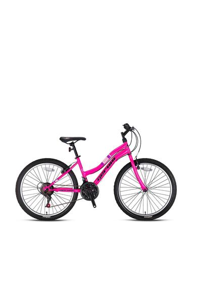 Geroni Swan Lady - 24 Mtb - 14 - 21 Vites - V.b. - Parlak Pembe-açık Pembe/ef...