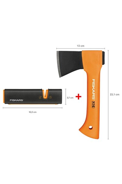 FiSKARS Parçalama Baltası Xxs-X5 + Balta ve Bıçak Bileyici