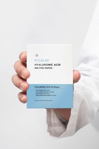 P Calm P.Calm 5-Pack Melting Patch - Containing 97% Collagen and 3% Hyaluronic Acid, Moisturizing and Skin Plumping