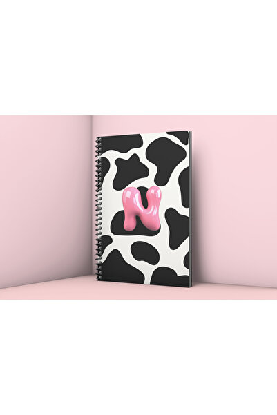 Store Kişiye Özel N Harfli Defter