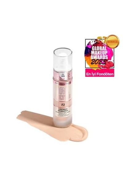 Revolution Oil-Free Matte Foundation F2 - Providing a Flawless Look