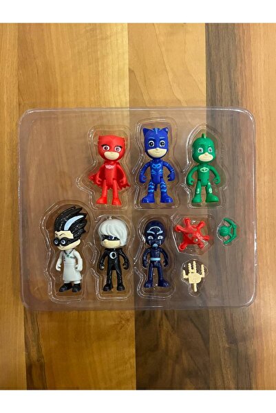 Magicway Pijamaskeliler Pjmasks Figür Oyuncak Seti 6lü Karakter Seti 9 Parça