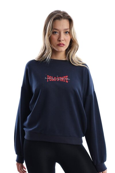 Polo State Polo pentru femei, față și spate, cu imprimeu State, cu 3 fire, af...