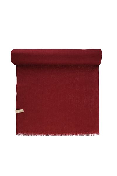 Hatemoğlu Red Sheet Woman Wool Mercerized Shawl