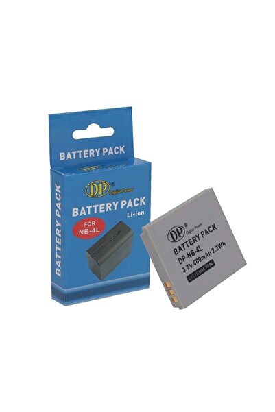 DP Canon IXUS Digital 30 40 50 55 60 65 70 75 İçin NB4L Batarya
