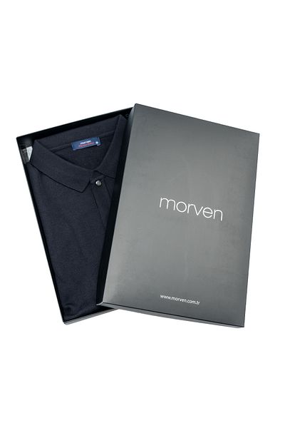Morven Marine Basic Dynamic Fit Relaxat Decolteu Polo CUTIE CADOU Tricoturi Pulover