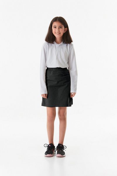 Fulla Moda Basic Girl's Shorts Skirt with Elastic Waist