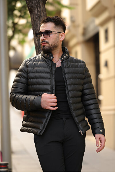 İga Collection PALTON UMPLUT DE PIELE BĂRBAȚI