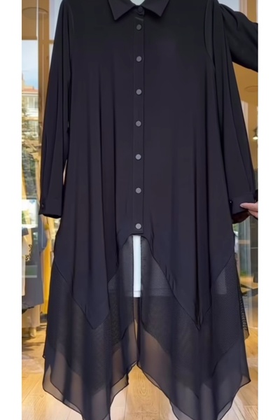 fatma قبعة نسائية كبيرة الحجم من قماش التول الرملي