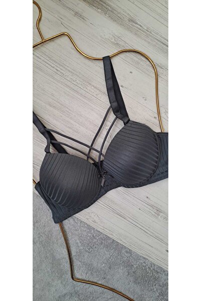 NARIYA Plus Size C Cup Gathering Bra - Daily Empty Cup Underwire Half Tank Top