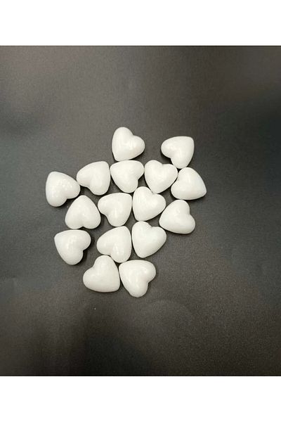 berah Mini Heart Decorative Scented Soap White Heart Soap (7 Pieces)