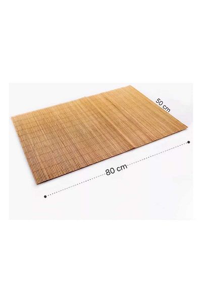 Amentes MATĂ DE BAIE ANTIDRIPĂ DE BAMBUS DE LUX - MATĂ DE BAIE IMPERMEABILĂ - MATĂ MULTIFUNCȚIONALĂ 50*80 PR-35083