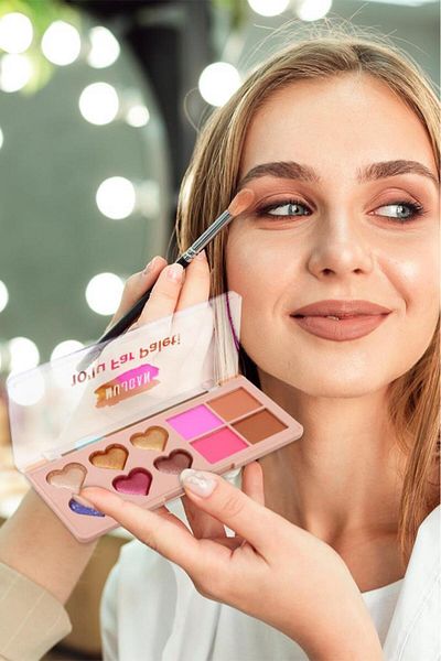 MUJGAN High Pigment Makeup Palette - Lasting and Smooth Color Options, 2 Pcs