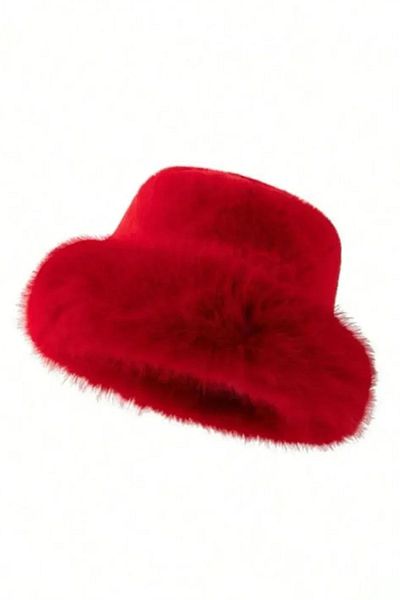 REMSA Red Women's Plush Bucket Heart - Rkş-14