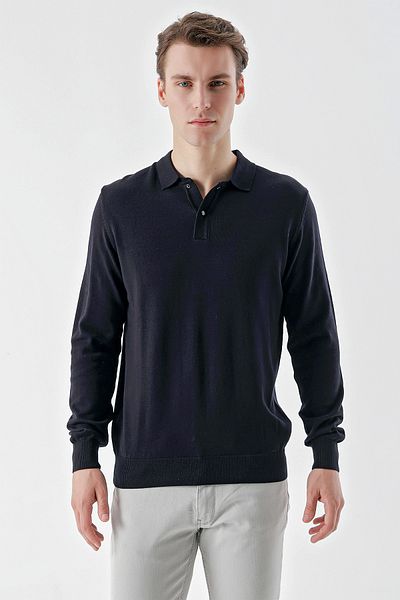 Morven Marine Basic Dynamic Fit Relaxat Decolteu Polo CUTIE CADOU Tricoturi Pulover