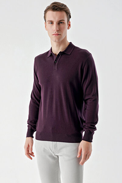 Morven Mor Basic Dinamik Fit Rahat Kesim Polo Yaka HEDİYE KUTULU Triko Kazak