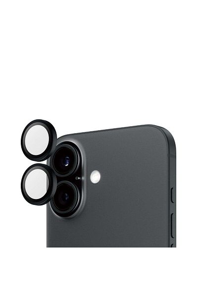 PanzerGlass iPhone 16/16 Plus Hoops Black Camera Protector