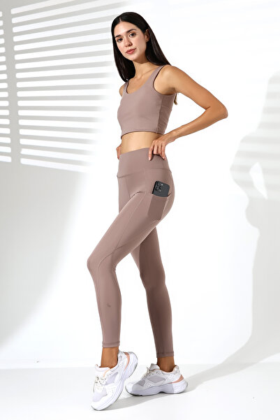 cottonage Σετ αθλητικό καλσόν - Crop Dalıkç