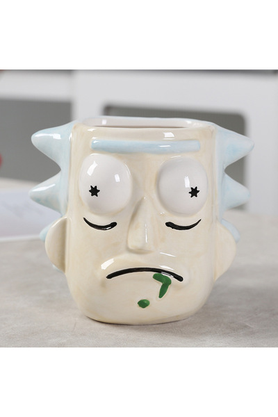 Livava كوب بورسلين كرتوني ملون مقاس 14×10 مع هدية مفاجئة