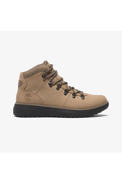 Timberland Ανδρικά μπεζ παπούτσια εξωτερικού χώρου Hudson Road Mid Lace Up