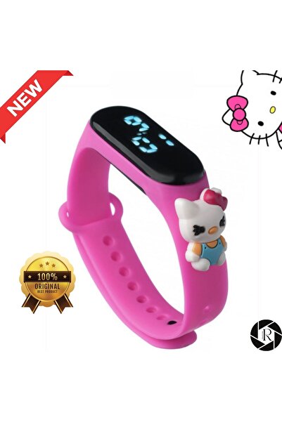 REVOPRO Figürlü Dijital Led Çocuk Saati Dokunmatik Ekranlı Su Geçirmez