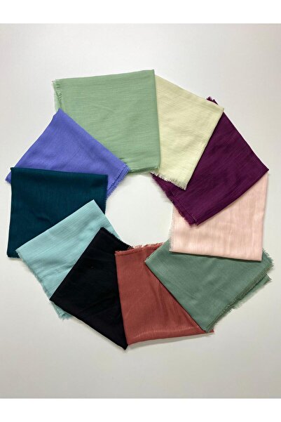 Organic Scarfs Eșarfă Flame Pachet 10 Eșarfă Bumbac Scrisă Distribuție Cadou 100x100cm