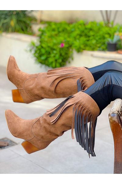 irmona ΜΠΟΤΑΚΙΑ DALLAS ΜΕ Φούντες RAIN MINK DANA