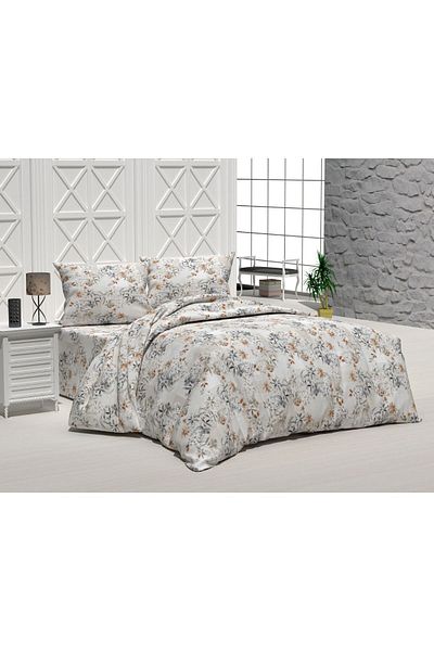 SENLİFE Cotton King Size Duvet Cover Set - Elastic