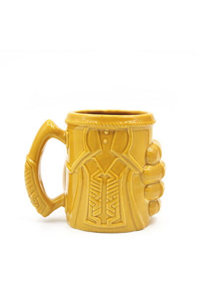 Livava Thanos Porcelain Mug, Yellow, 14X11