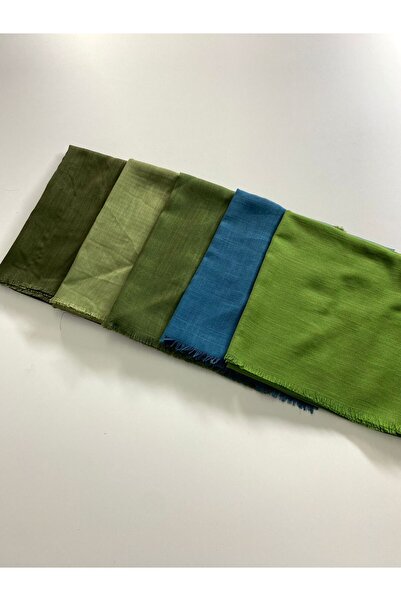 Organic Scarfs Flamlı Pamuklu Hediyelik Dağıtmalık 5 Li Paket Füme Yazma Eşar...