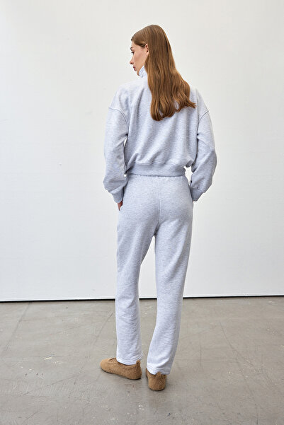 VATKALI Φούτερ με μισό φερμουάρ