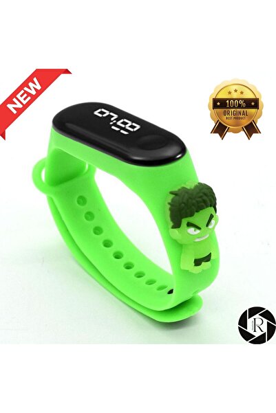 REVOPRO Figürlü Dijital Led Çocuk Saati Dokunmatik Ekranlı Su Geçirmez