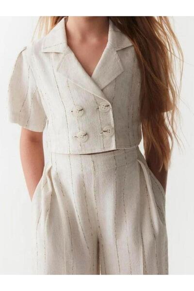 nk kids Girl's Linen Arinna Jacket