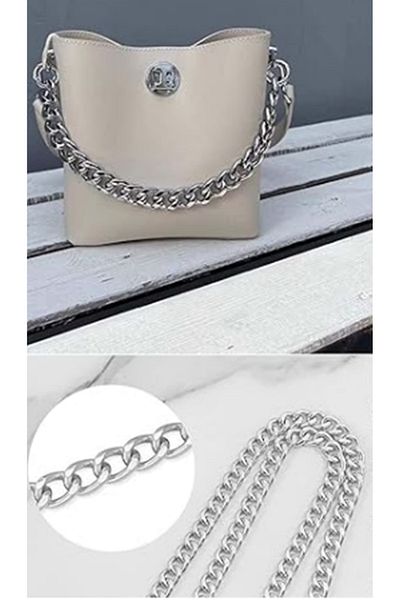 Kezban Tekstil Chain Double Braid Model 110cm 2 Pieces 3 cm Spring Ring