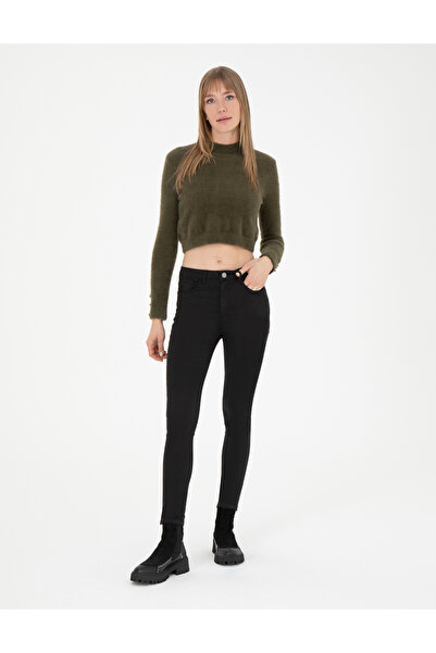 Pierre Cardin Black Skinny Fit Canvas Trousers 50273389 -Vr046