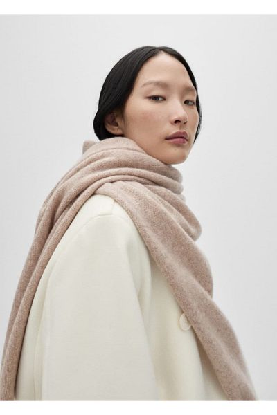 MANGO Woman 100% Cashmere Scarf