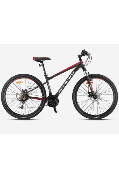 Kron VORTEX 4.0 - 24  MTB - 14' - 21 Vites - M.DISC - Mat Siyah-Gri/Kırmızı