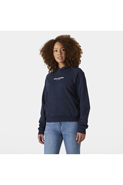 Helly Hansen W COTTON FLEECE HOODIE SWEATSHIRT HHA.54161-NAVY