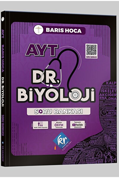 KR Akademi Yayınları Barış Hoca AYT Dr. Biyoloji Soru Bankası