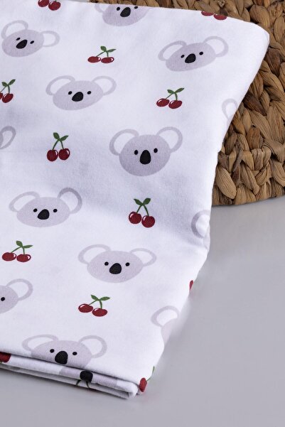 Messev Group Flannel Koala Patterned Baby Blanket