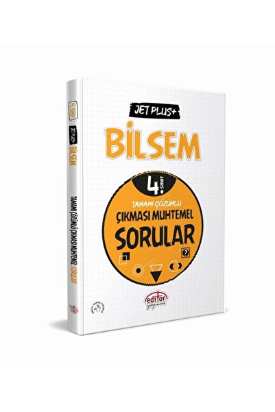 Editör Yayınevi Editör Yayınları 4. Sınıf Bilsem Jet Plus Tamamı Çözümlü Çıkm...