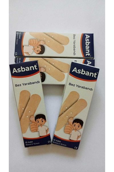 ASBANT إسعافات أولية 10 قطع * 30 عبوة (إجمالي 300 قطعة)