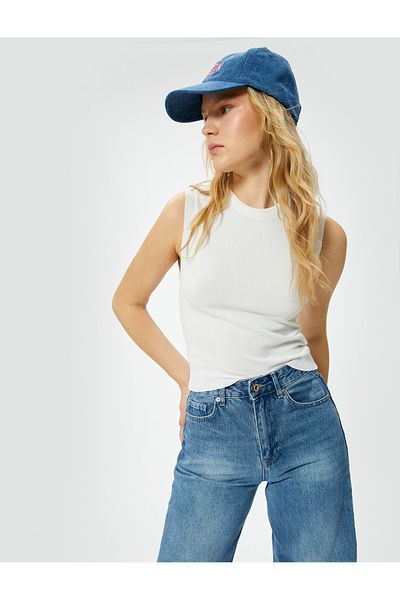 Koton Knitwear Athlete Crew Neck Viscose Mixed Standard Cut