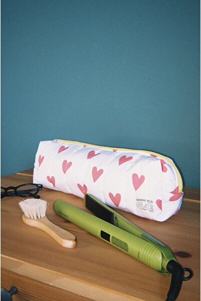 Mamma Mia Home حقيبة سفر لتصفيف الشعر على شكل قلب مقاس L ومنظم