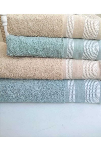 denizli hatırası Σετ Μπάνιου 2 Τεμάχια 70x140 cm και 2 Τεμάχια πετσέτες 50x90 cm