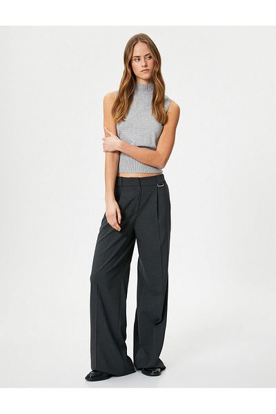 Koton Knitwear Turtleneck Top Sleeveless